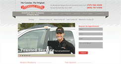 Desktop Screenshot of overheaddoorsantarosa.com