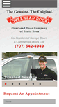 Mobile Screenshot of overheaddoorsantarosa.com